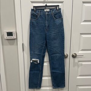 Abercrombie & Fitch Women's High Rise Blue Jeans